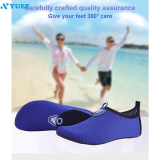 Zapatos de deportes acuáticos descalzo de secado rápido Aqua Yoga calcetines Slip-on para hombres mujeres [YUEE]