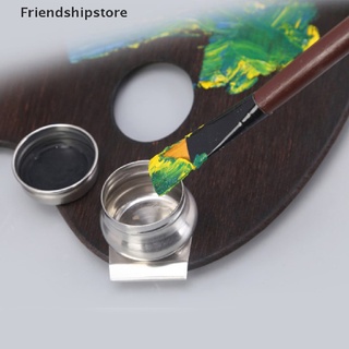 [friendshipstore] tambor de acero inoxidable para pintura al óleo, solo doble agujero, herramientas de dibujo cl