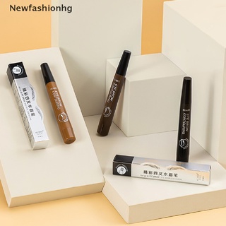 (newfashionhg) 4 puntos lápiz de cejas 5 colores marrón oscuro lápiz de cejas impermeable a la venta (1)