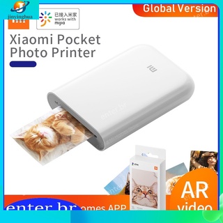 Versión global xiaomi mijia air impresora 300dpi portátil foto mini bolsillo con diy compartir 500mah impresora de bolsillo impresora (1)