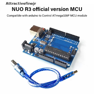 【AFJR】 UNO R3 ATMEGA16U2+MEGA328P Chip for Arduino UNO R3 Development Board + USB CABLE 【Attractivefinejr】