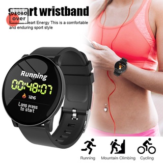 Round Smart Bracelet Sport Steps Count Measurement Running Fitness Wrist Watch