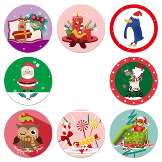 Shri 500 piezas Etiquetas decorativas Para regalos De navidad (5)
