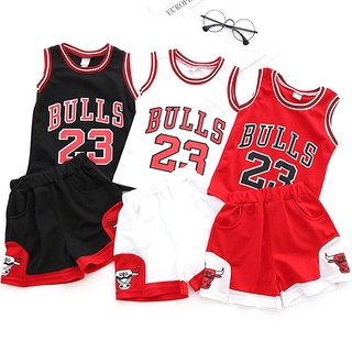 Niños baloncesto Jersey conjunto NBA Chicago Bulls No.23 Jordan Jersey ropa deportiva