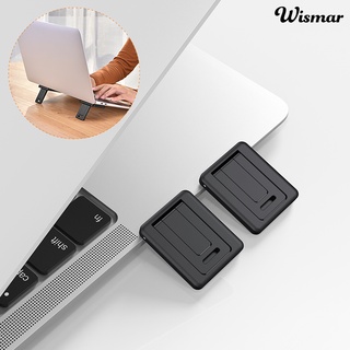 w 2 soportes para portátil de buena dureza, fuerte capacidad de carga, plegable, para escritorio, estable, para oficina