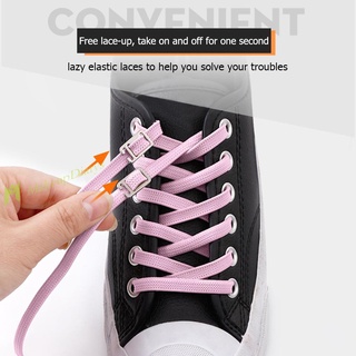 [nueva Llegada]1 par de cordones elásticos casuales deportivos de Color puro cordones de zapatos