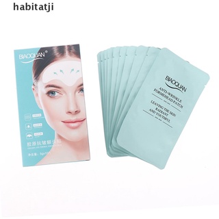 【hab】 10pcs Anti-wrinkle Forehead Patches Removal Moisturizing Anti-aging Sagging . (1)