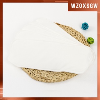 Wzoxsgw 5/10 pzs Forros De Fibra De bambú flexibles De 5 capas Para pañales De tela Para bebé