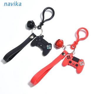 🌸Nav Durable PVC controlador de videojuegos mango colgante llavero bolsa decoración juego jugador llavero suministros de juego joyería de moda