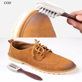 [cod] cepillo de zapatos para limpiar botas de gamuza nubuck zapatos limpiador goma borrador cepillos caliente
