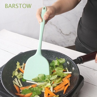 BARSTOW Long Kitchen Tools High Quality Silicone Utensils Cookware Spoon and Shovel Kit for Baking,Cooking Premium Heat Resistant Nonstick Multi-Use Cooking Accessories/Multicolor (1)