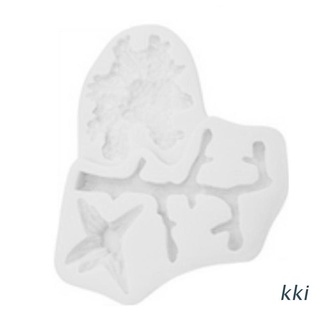 kki. moldes de material de silicona en forma de ramas de árbol para hornear pasteles dulces