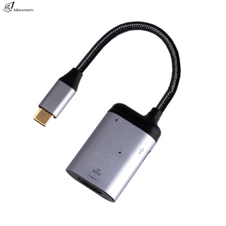 Cable 4K USB C a MDP tipo C a HDMI Compatible 3 adaptador para MacBook Pro