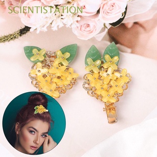científico nueva flor regalo antiguo tocado horquilla mujeres clips de pelo accesorios de pelo joyería elegante