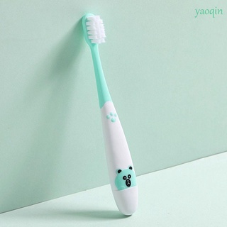 Yaoqin1 cepillo De dientes Manual para niños con dibujo De animales