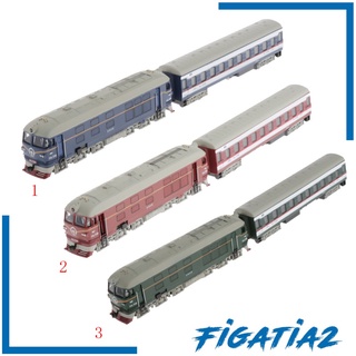 [figatia2] Modelo De juguete locomotora con tren Simulado 1:87
