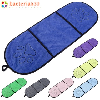 bacteria530 Dog Cat Bath Towel Super Absorbent Microfiber Towel Soft Pet Supply 23*65cm