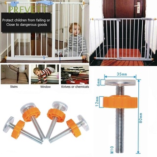 PREVETT Baby Gate Bolts Gate Bolts Accessories Screws/Bolts With Locking Fence Screws Kit Pet Safety Guardrail Doorways Baby Safe/Multicolor