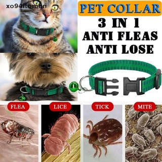 [xo94itombn] Protección Para Mascotas Insecticida Matar Insectos Perro Gato Al Aire Libre Anti Pulgas Collar De Garrapatas Ácaros .