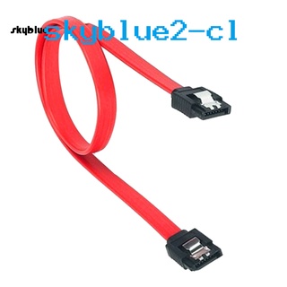 Sk 45cm SATA 2.0 Cable Hard Disk Drive Serial ATA II Data Lead without Locking Clip (1)