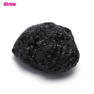 DHR 1XTektite Meteorite Raw Specimen Mineral Rock Iron Stone Rough Black Space (4)