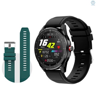 T TICWRIS Smart Watch 1.3 pulgadas Fitness Tracker Monitor de frecuencia cardíaca con correa de reloj reemplazable 31 modos deportivos IP68 impermeable reloj deportivo pantalla táctil Smartwatch para mujeres hombres