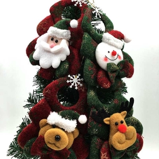 lindo feliz navidad santa claus muñeco de nieve alce juguetes/árbol de navidad colgante adorno decoración de mesa/hogar fiesta de navidad decoración de año nuevo regalos (8)