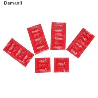 [demaoli] preservativos de hielo de 52 mm de látex natural solubles en agua condones anticonceptivos pene masculino.