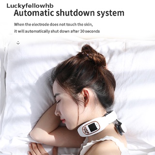 [luckyfellowhb] masajeador eléctrico de 6 cabezas para el cuello y la espalda con alivio del dolor de calor [caliente]