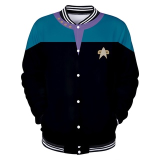 2021 ciencia ficción serie de televisión Star Trek corto Treks uniforme de béisbol Harajuku ropa de béisbol Streewears