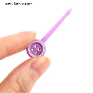 [maudlanden] 8pcs Mini niños Pinkycolor tenedor de frutas de dibujos animados Snack pastel postre comida palillo de dientes [MY] (5)