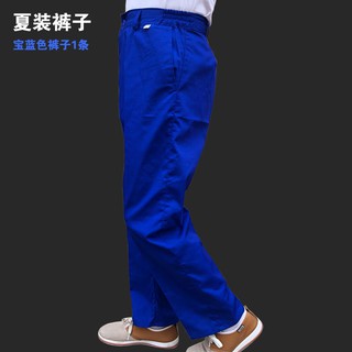 Ropa médica👩‍⚕️👩‍⚕️Seguro de trabajo pantalones de trabajo de los hombres y las mujeres pantalones de verano de trabajo de seguro de ropa de reparación de automóviles pantalones taller resistente al desgaste naranja azul gris (7)