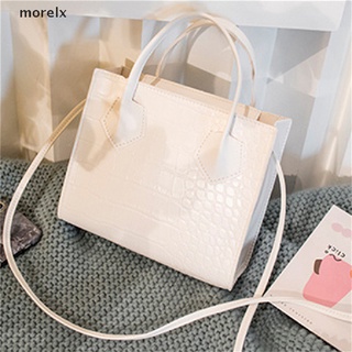 morelx Women Crocodile Pattern Crossbody Handbags Classic Solid Style Shoulder Bag CL (8)
