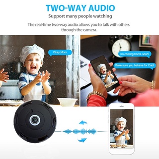 cámara ip panorámica inteligente cámara de seguridad para el hogar para ios android para bebé