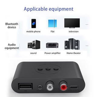 Versión 5.0 NFC compatible con Bluetooth receptor de música compatible con Bluetooth para coche compatible con manos libres soporte U disk reproducción de música B21 Bluetooth compatible con ele (8)