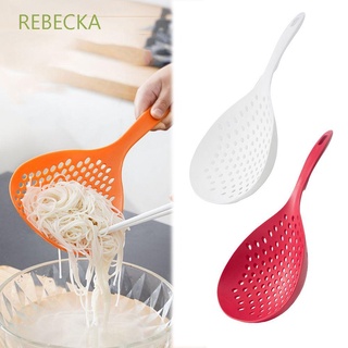REBECKA Japanese Style Colander Scoop Eco-friendly Material Strainer Noodle Spoons Drain Gadgets 1PC Cooking Utensils Veggies Round Anti-scald Kitchen Tools/Multicolor