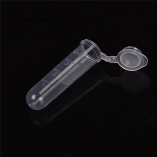 Xibr 30Pcs 5 ml de plástico centrífuga laboratorio tubo de prueba Vial muestra contenedor botella con tapa Martijn