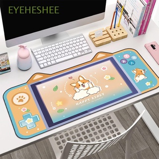 EYEHESHEE Cute Table Mat Non-slip Animation Gamer Keyboard Mouse Pad Creative Cat Ear Large Cartoon Office Computer Accessories