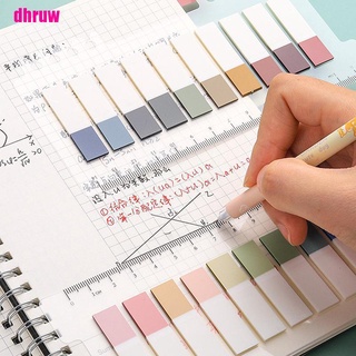 DHR 200 Sheets Color Loose Leaf Index Sticky Notes Mark Sticker School Office Supply (4)