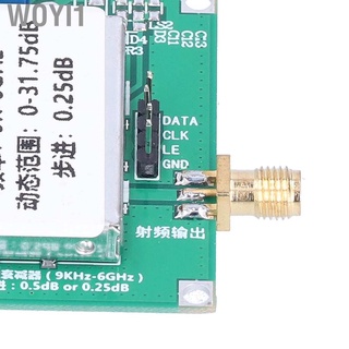woyi1 módulo atenuador digital rf pe43703 dc 5v 9k‐6ghz 0.25db paso a 31.75db placa de disipación de calor (3)