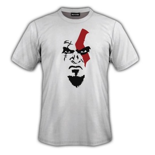xs-6xl [camiseta premium con funciones] kratos face god of war 100% algodón gildan tops familia diario usado