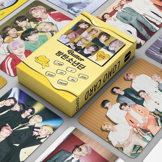 55 Unids/set Kpop BTS Lomo Tarjetas Nuevo Álbum De Fotos Mantequilla V Jimin Jung kook HD Impresión De Alta Calidad Postales