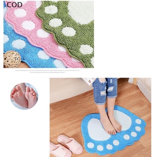 [cod] alfombra de pie suave antideslizante alfombra de baño alfombra absorbente de microfibra shaggy mat caliente