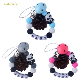 MUT Cute Baby Pacifier Chain Newborn Nipple Clip Anti-lost Chains Infants Molar Teething Toy Teether Anti-chain Holder Accessories