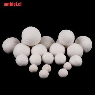 [ambiel] 6 bolas de lana reutilizables orgánicas suavizantes de tela Natural