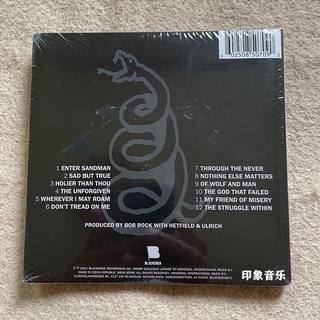 Premium Metallica El Autor Titulado Álbum (El Negro) 2021 Reimpresión CD T01) (4)