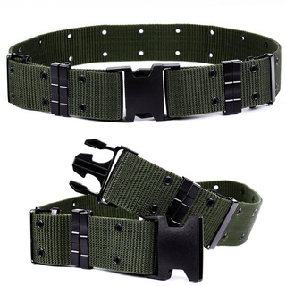nuevo cinturón táctico pantalones cinturones accesorios ajustables al aire libre de supervivencia lona militar cinturón (1)