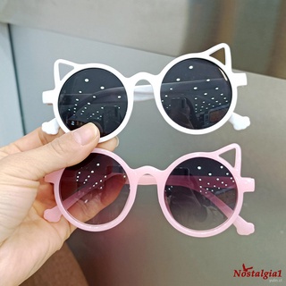 ni-kids uv400 gafas de sol lindo gato en forma de gato al aire libre gafas de sol para niño
