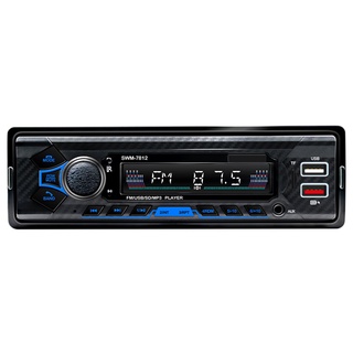 Coche eléctrico SWM-7812 solo DIN coche estéreo Bluetooth AUX Radio función de Control de voz
