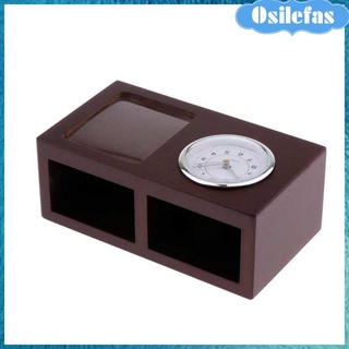 Osilefas caja Organizadora De madera con alarma Para escritorio/Café/hogar/oficina